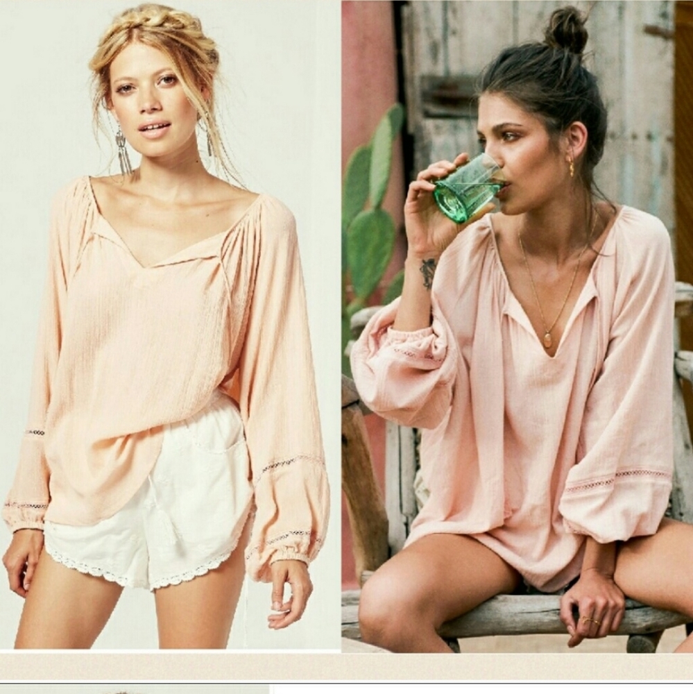 NWT Vintage Spell Moroccan Luxe Blouse
